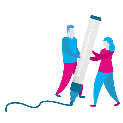 Sneltekenaar voor een bijeenkomst